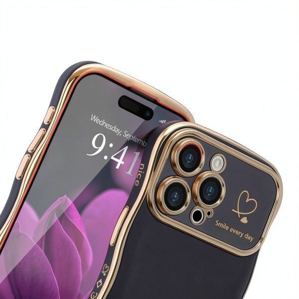 iPhone 14 Pro Max Case LIANBAI TPU Heart Design-3