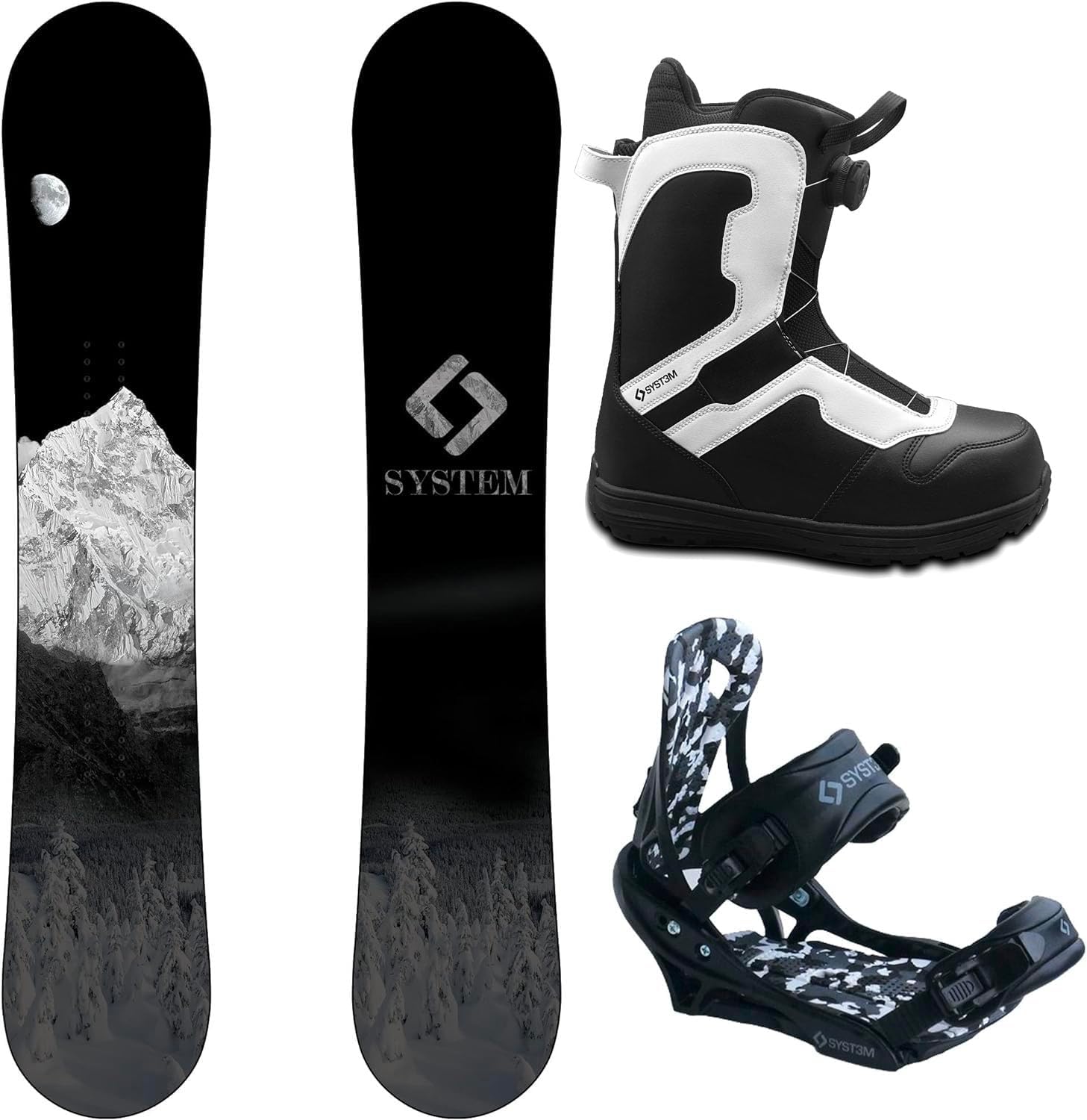 System Freestyle Snowboard Boots in action