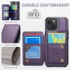 Vinich iPhone 14 Flip Wallet Case Faux Leather-4