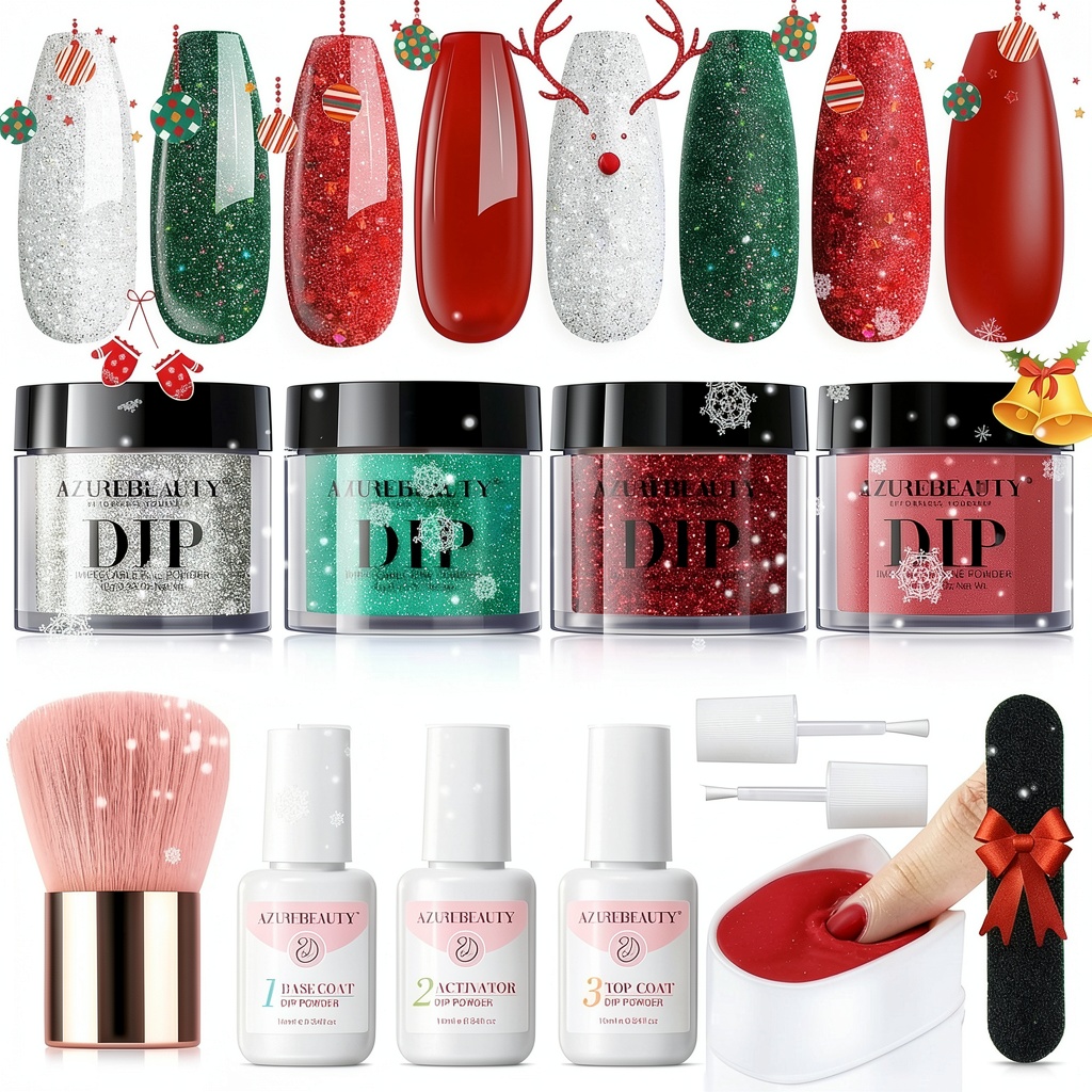 AzureBeauty Dip Manicure Kit contents