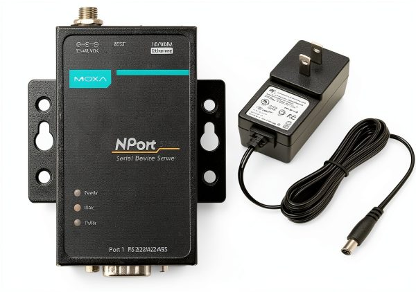 Moxa 1-Port RS232/422/485 Server Low Power 1W-0