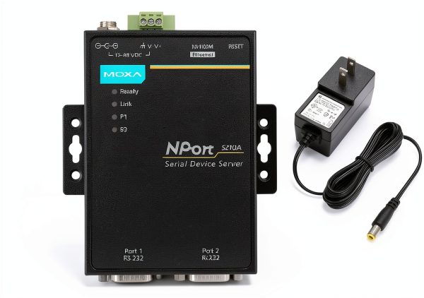 Moxa 2-port RS-232 Device Server for Networking-0