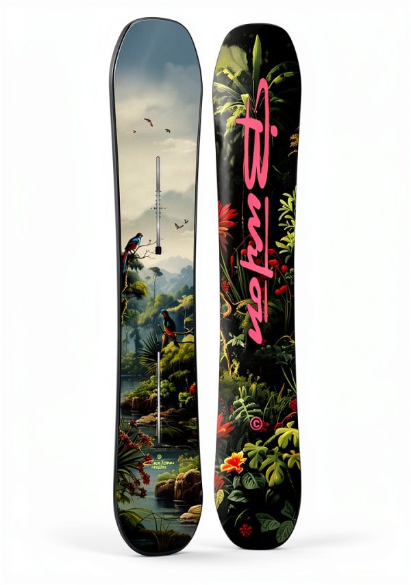 Burton Men's Custom Flying V Snowboard 154Wcm Jungle-0