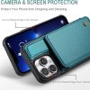 Vinich iPhone 13 Pro Max Flip Wallet Case Leather-2
