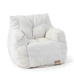 Cvortll Bean Bag Chair Faux Fur Memory Foam-0