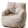 Cvortll Bean Bag Chair Faux Fur Memory Foam-1