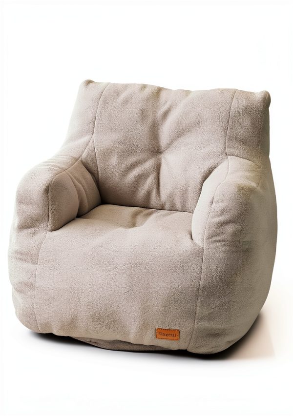Cvortll Bean Bag Chair Faux Fur Memory Foam-1