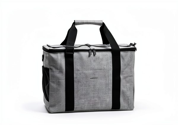 Amazon Basics Collapsible Insulated Cooler Bag Gray 40L 50 Can-3