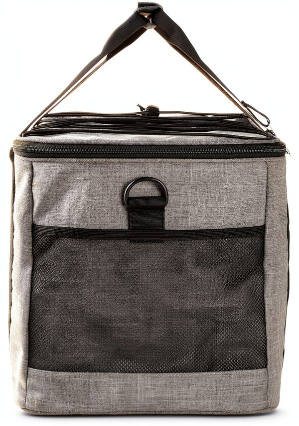 Amazon Basics Collapsible Insulated Cooler Bag Gray 40L 50 Can-4