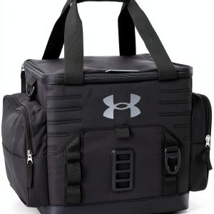 Under Armour Sideline Cooler 12-Can Pitch Grey Durable Nylon Insulated-0