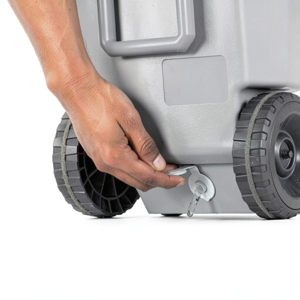Coleman Wheeled Cooler Rock Grey 100qt Heavy Duty Wheels Insulated-7