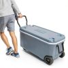 Coleman Wheeled Cooler Rock Grey 100qt Heavy Duty Wheels Insulated-5
