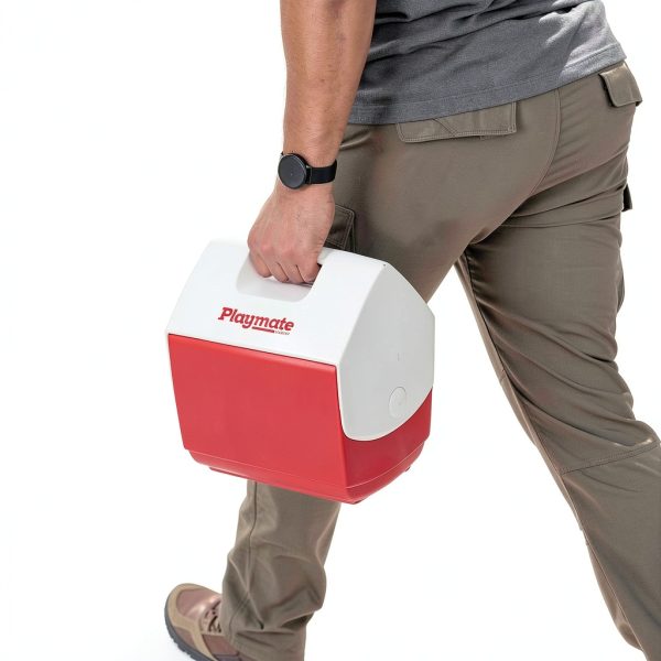 Igloo Playmate Pal 7 Quart Cooler Red/White Personal Size-5