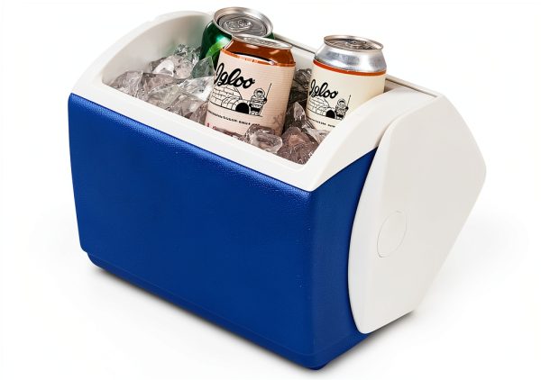 Tent Lid Cooler by AquaGuard 7 Qt 9 Can Portable Spill-Proof Design-8