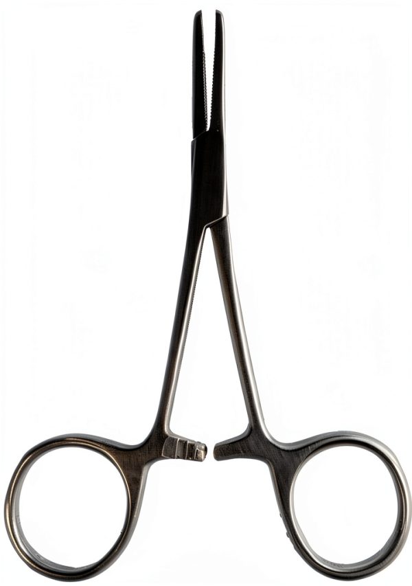 Dr. Slick ECO Standard 4" Straight Satin Surgical Clamp-0
