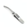 Micro Bulldog Clamp AAProTools Curved Tip Serrated Jaws 6.3cm Steel-1